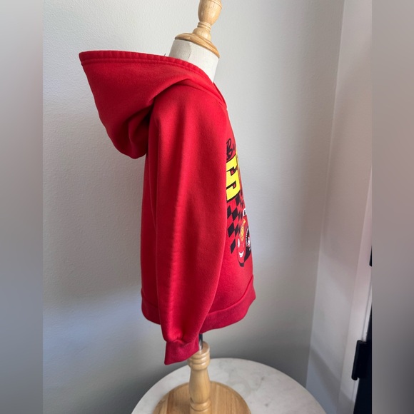Little Boys Disney Pixar Cars are Red Lightning McQueen sweatshirt size 6 - Picture 3 of 4